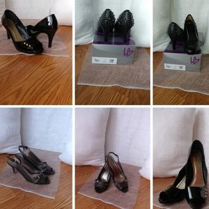 Heels size12 three pair one pair never worn